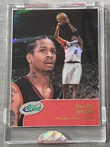 2001 eTopps Encased #3 ALLEN IVERSON 🏀 Philadelphia 76ers #/4368 🏀FREE SHIP🏀 - Picture 1 of 3