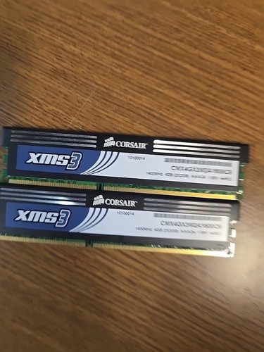 Kit of 2 Corsair CMX8GX3M4A1600C9 XMS3 4GB (2x2GB) DDR3-1600 PC3-12800 RAM - Picture 3 of 3