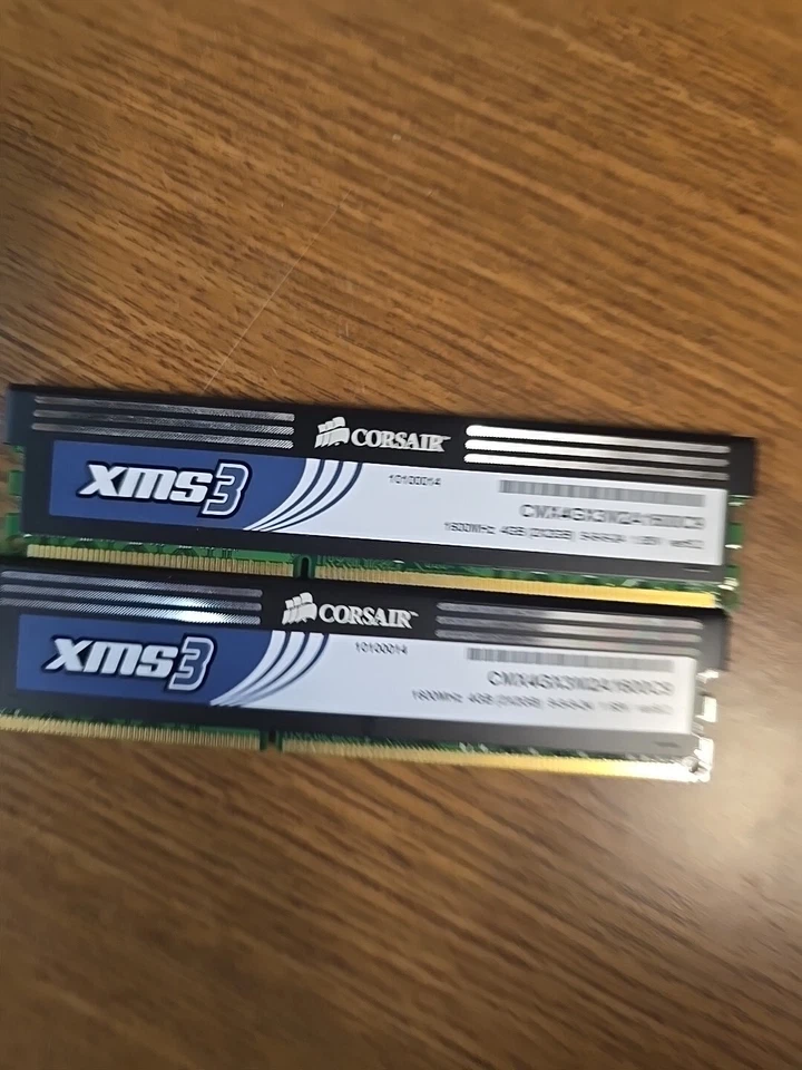 Kit of 2 Corsair CMX8GX3M4A1600C9 XMS3 4GB (2x2GB) DDR3-1600 PC3-12800 RAM - Image 3 of 3