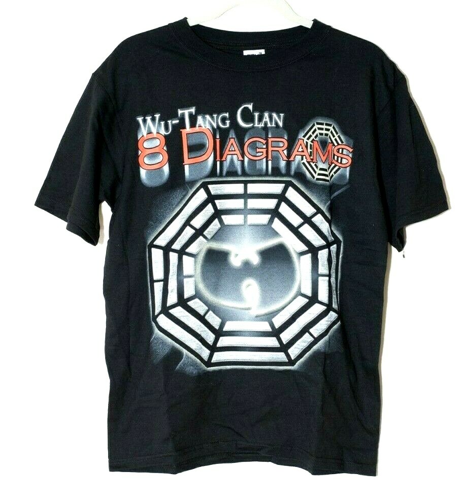 Wu Tang Clan 8 Diagrams Anvil Tee Medium Early 2000s Rap/Hip Wu Tang Clan 8 Diagrams Anvil Tee Medium Early 2000s Rap/Hip