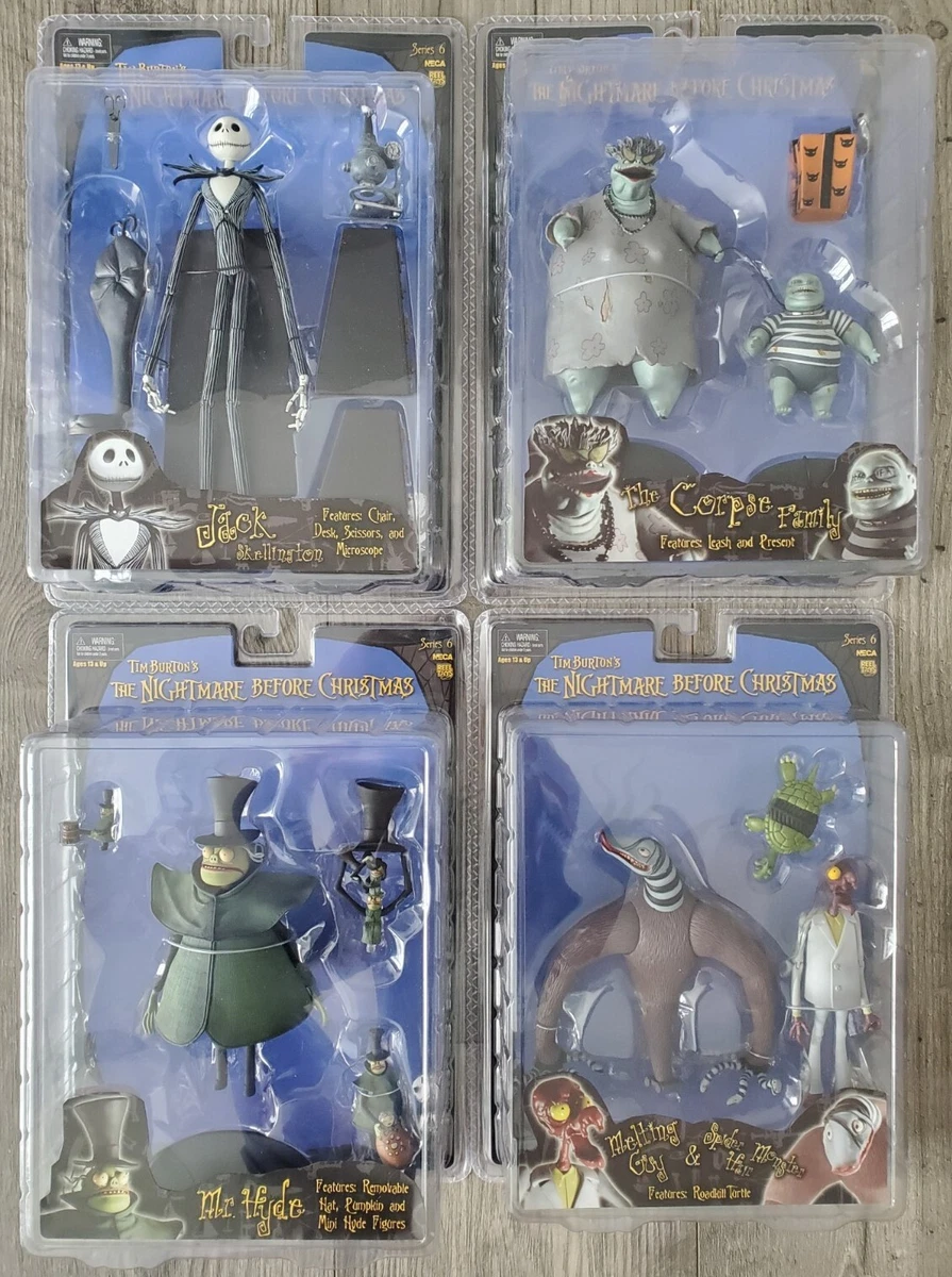 NEW Lot Of 4 NECA Nightmare Before Christmas Series 6 Figures