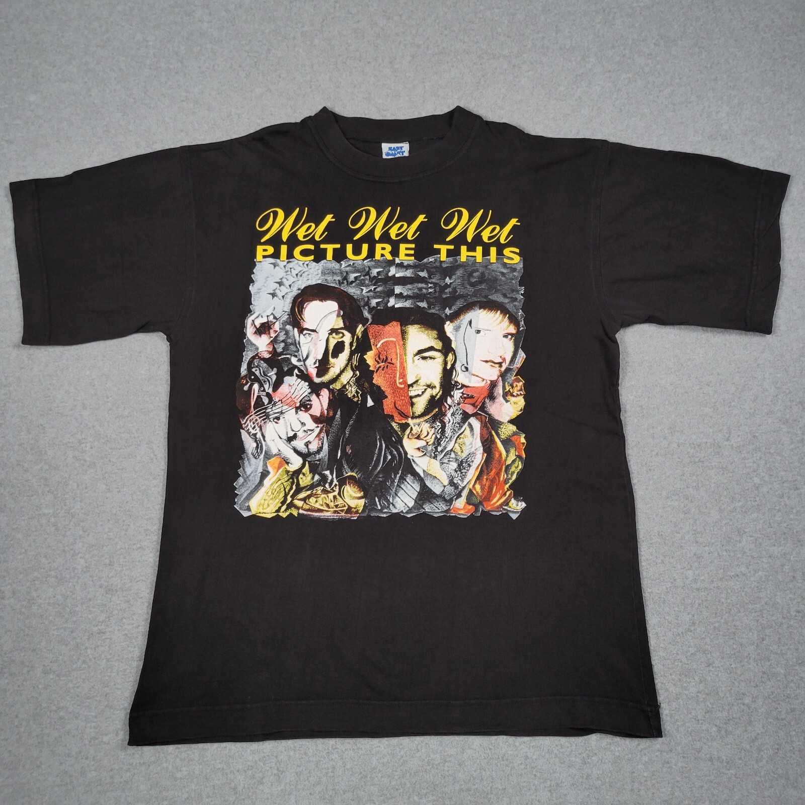 Wet Wet Wet Shirt Black Picture This O 1990s vintage concert t-shirt, vintage, size XL, single stitch, A condition