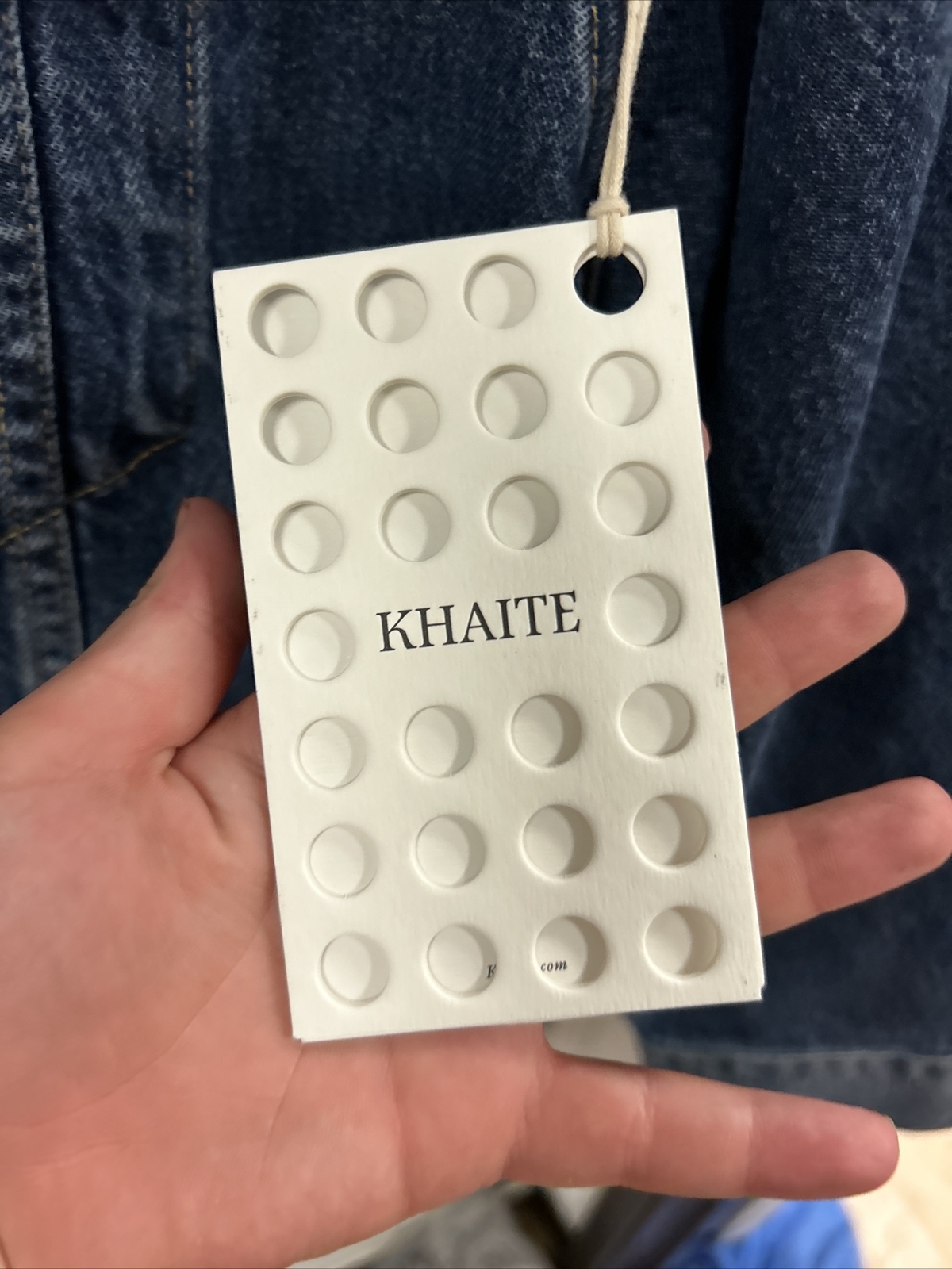 Khait Denim Grezzo Jacket Size  m  new image 6