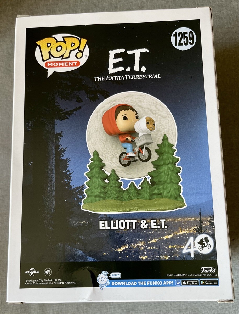 Funko Pop! Moment 1259 ELLIOTT & E.T. FLYING 40th
