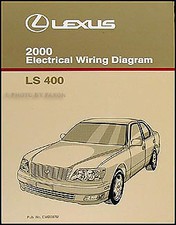 2000 Lexus LS 400 Wiring Diagram Manual Original LS400 Electrical Schematics OEM
