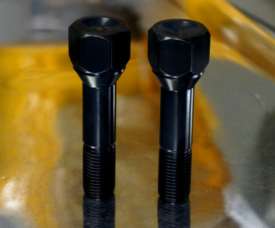 20x set Ferrari Black Titanium Lug Bolt 14x1.5 22mm 52mm