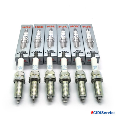 6 Spark Plugs NGK Laser Platinum PLZFR6A BMW 130I 323I 325I Z4 (E85_E89)