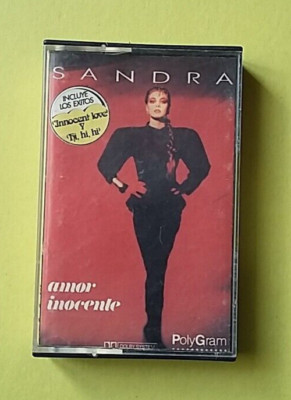 SANdRA Cretu ENIGMA Arabesque ''Amor inocente'' MIRRORS (ARGENTINIEN) Kassette 1986