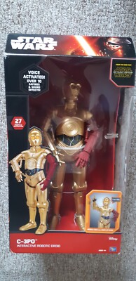 THINKWAY TOYS -2016- STAR WARS THE FORCE AWAKENS -16''-C-3PO INTERACTIVE ROBOT 13