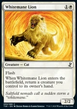 MTG Magic the Gathering Whitemane Lion (50/429) Time Spiral Remastered NM