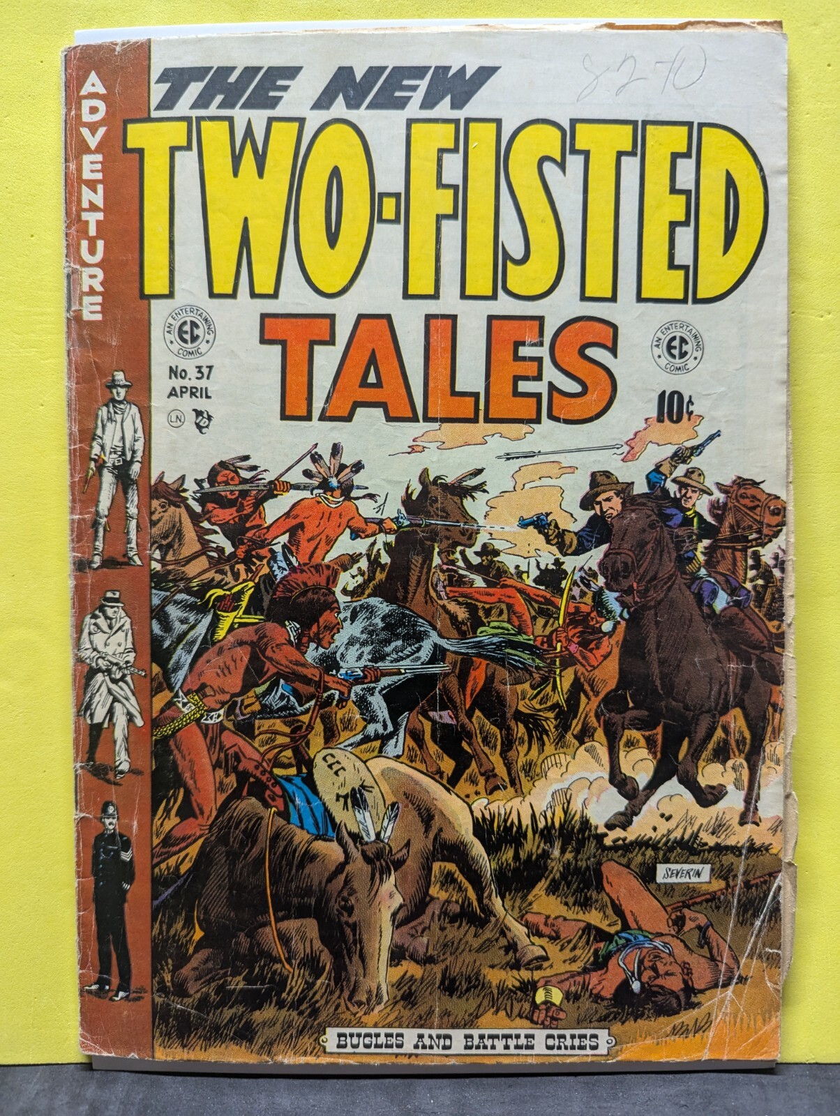 Two-Fisted Tales #37 EC Comics -VG Golden Age Pre Code Crime & Western  10¢ 