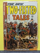 Two-Fisted Tales #37 EC Comics -VG Golden Age Pre Code Crime & Western  10¢ 