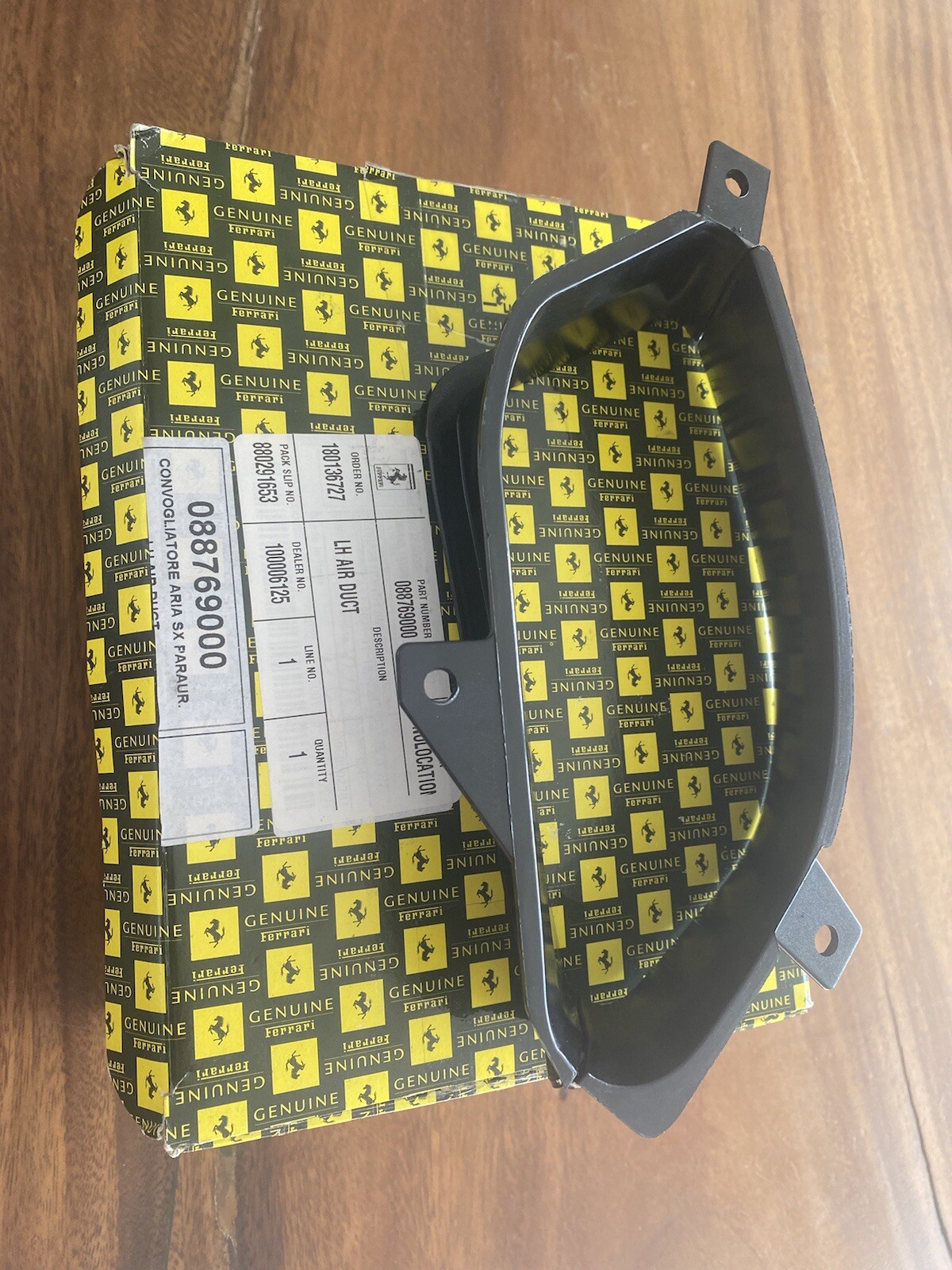 FERRARI 599 GTC4LUSSO T LH AIR DUCT 088769000 OEM Item# 048