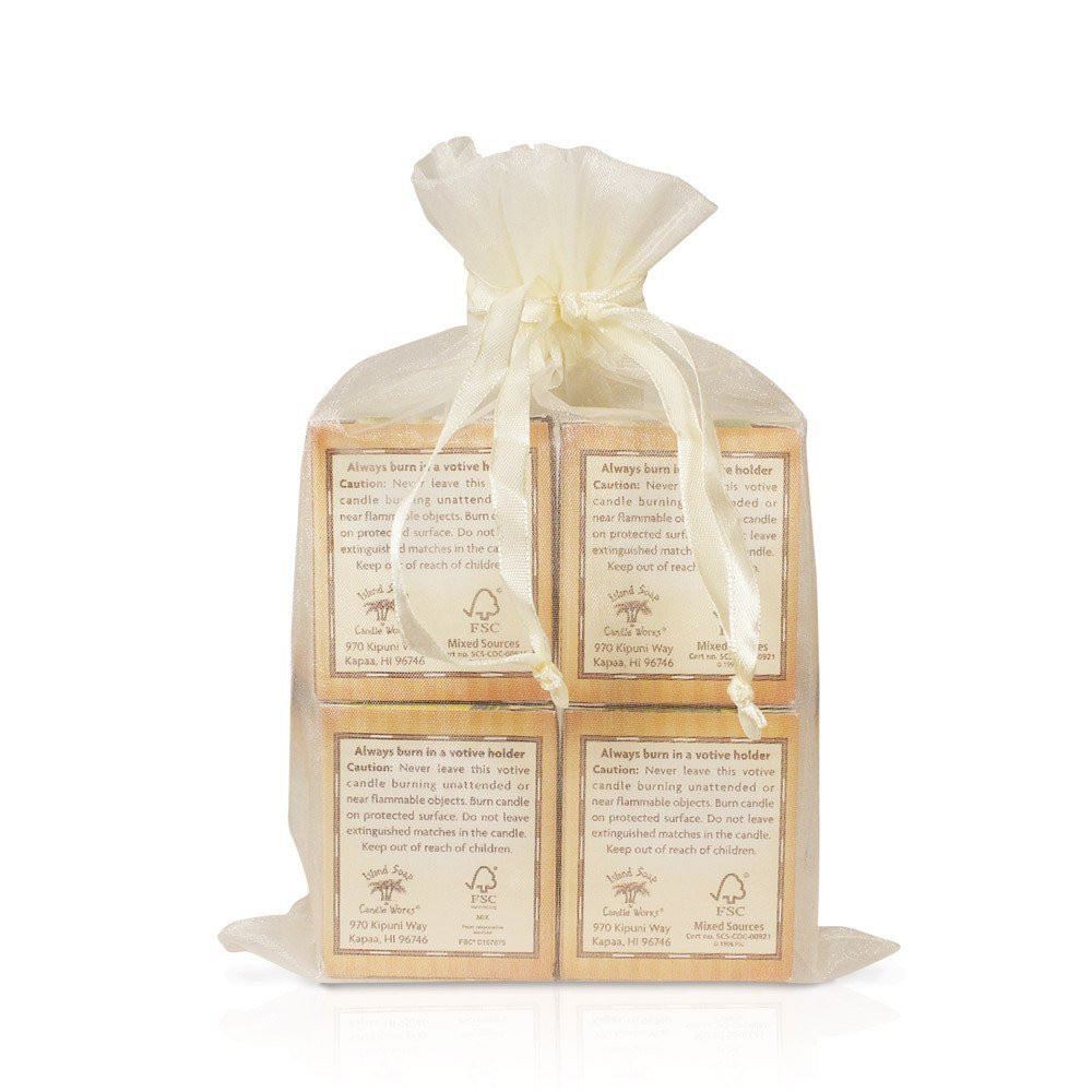 Island Soap & Candle Votive Candle Gift Set 4 Scents AUTHORIZED HAWAIIAN SELLER