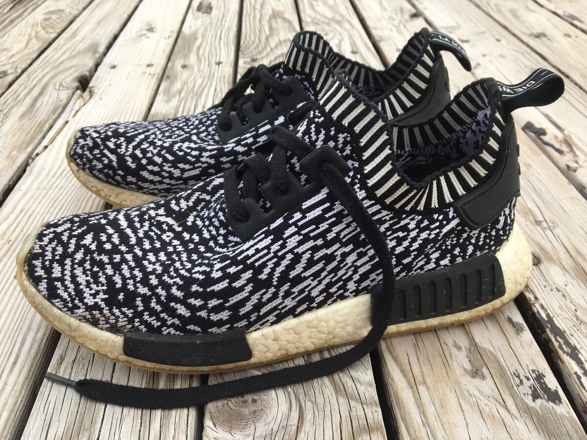 Adidas NMD R1 Primeknit Black White BY3013 Sashiko Zebra Adidas NMD R1 Primeknit Black White BY3013 Sashiko Zebra