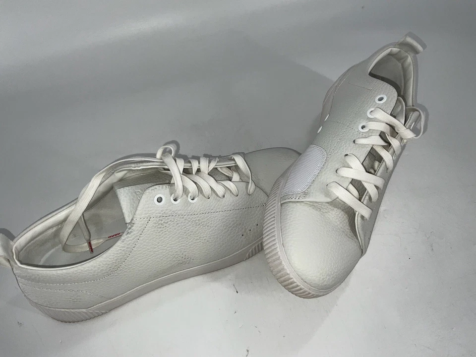 Тренеры Hugo Boss Zero Tenn Gr A размер 44 белая кожа 50471315 YGI L3S-11 - Изображение 2 из 4