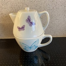 MARKS & SPENCER Butterfly TEA FOR ONE SET