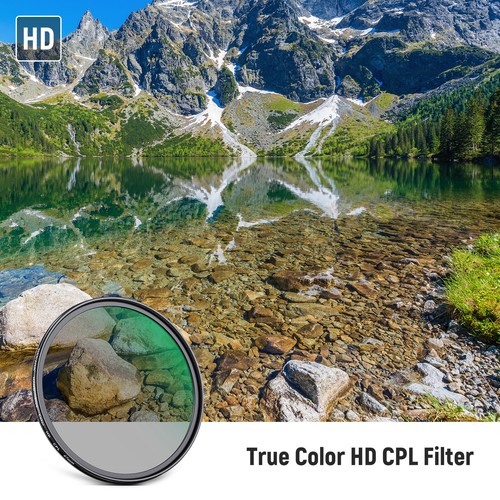 NEEWER 67mm Water Repellent/Scratch Resistant True Color Polarizer Filter - Picture 2 of 8