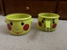 Vintage Tanda Toys 6  Pots Lot Of 2