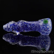 4" Confetti Snow Unicorn Tobacco Smoking Pipe Thick Collectible Pipes - P597D