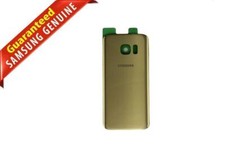 Samsung Galaxy S7 Edge Back Cover Glass Gold GH97-18421C