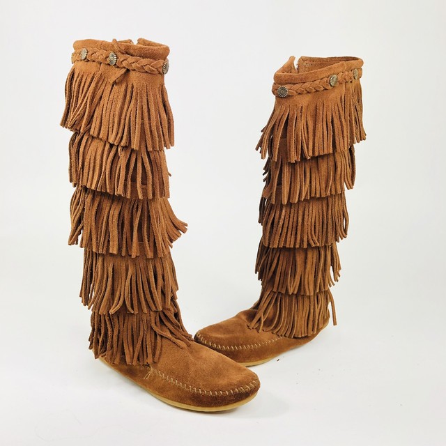 suede moccasin boots
