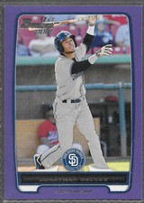 2012 Bowman Prospects #BP69 JONATHAN GALVEZ Purple Retail RC - Padres - NM/Mint