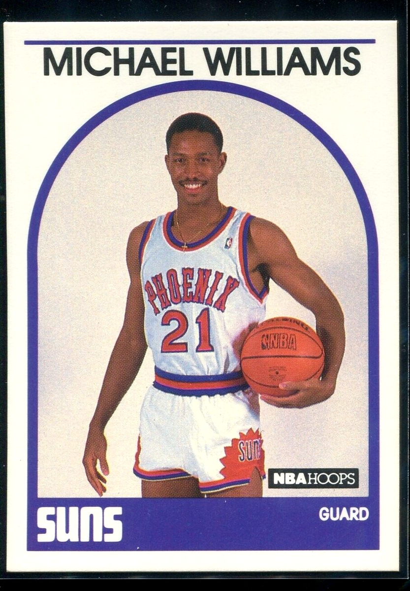 1989-90 NBA HOOPS Basketball Rookie Card #344 - MICHAEL WILLIAMS