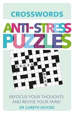 CROSSWORDS PUZZLE BOOK 171 PUZZLES & SOLUTIONS PB BOOK ANTI STRESS GARETH MOORE - Picture 1 of 1