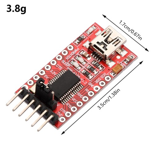 FT232RL 3,3 V 5,5 V FTDI seriell Adaptermodul Typ-C/Mini USB für Arduino auf TTL - Bild 28 von 28