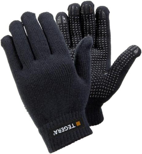Stretch Fit Cold Store Insulation Thermal Work Gloves Safety Dot Grip Palm - Afbeelding 1 van 1