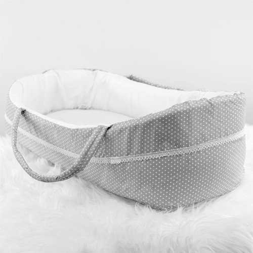 Large Carry Cot for Reborn Dolls Baby Doll Bed Cot Carrier with Pillow BiBi Doll - Picture 6 of 7