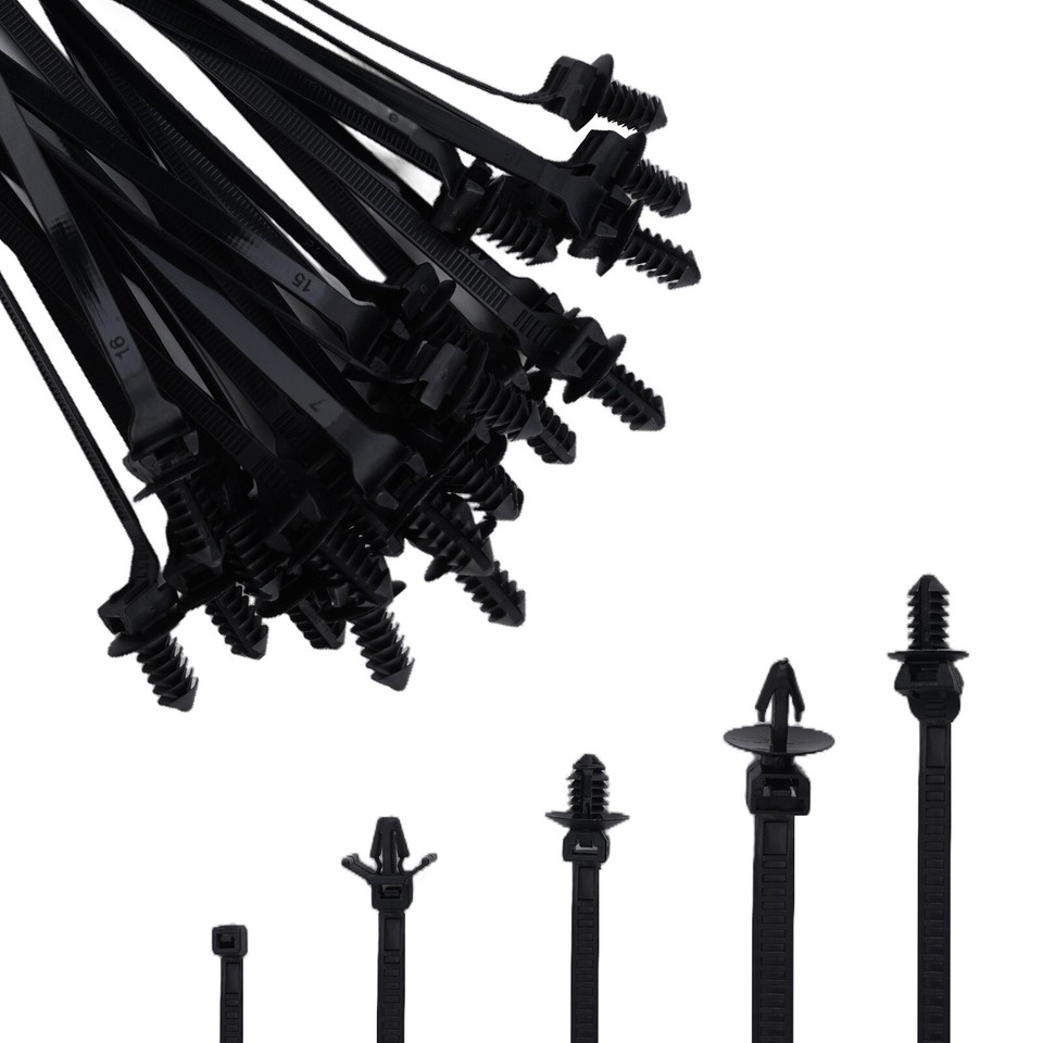 Cable Tie Nylon Mount Cable Zip Ties Push Mount Cable Zip Ties Self