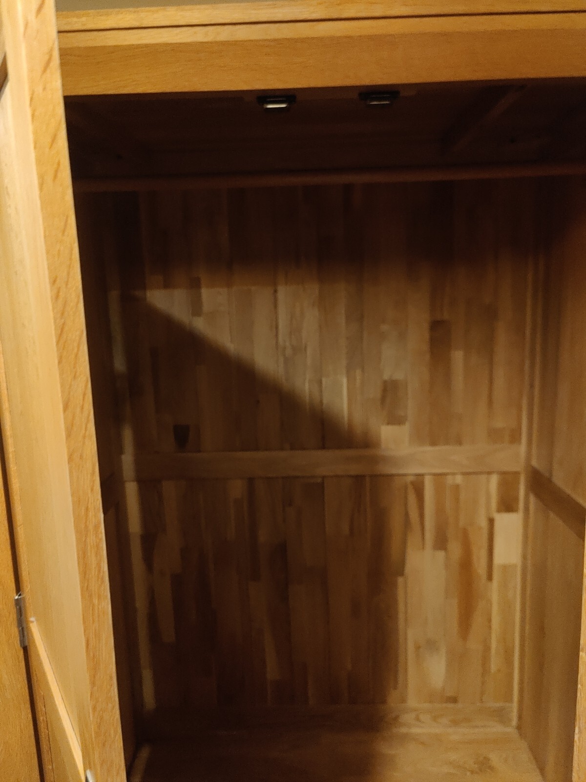 Oak Furniture Land BEVEL Natural Solid Oak Triple Wardrobe eBay