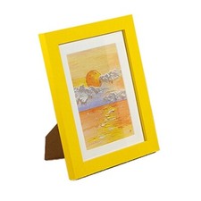 Van Der Linn Photo Frame Coloured Wooden 4X6 5X7 6X8 A3 A4 Classic DIY Picture