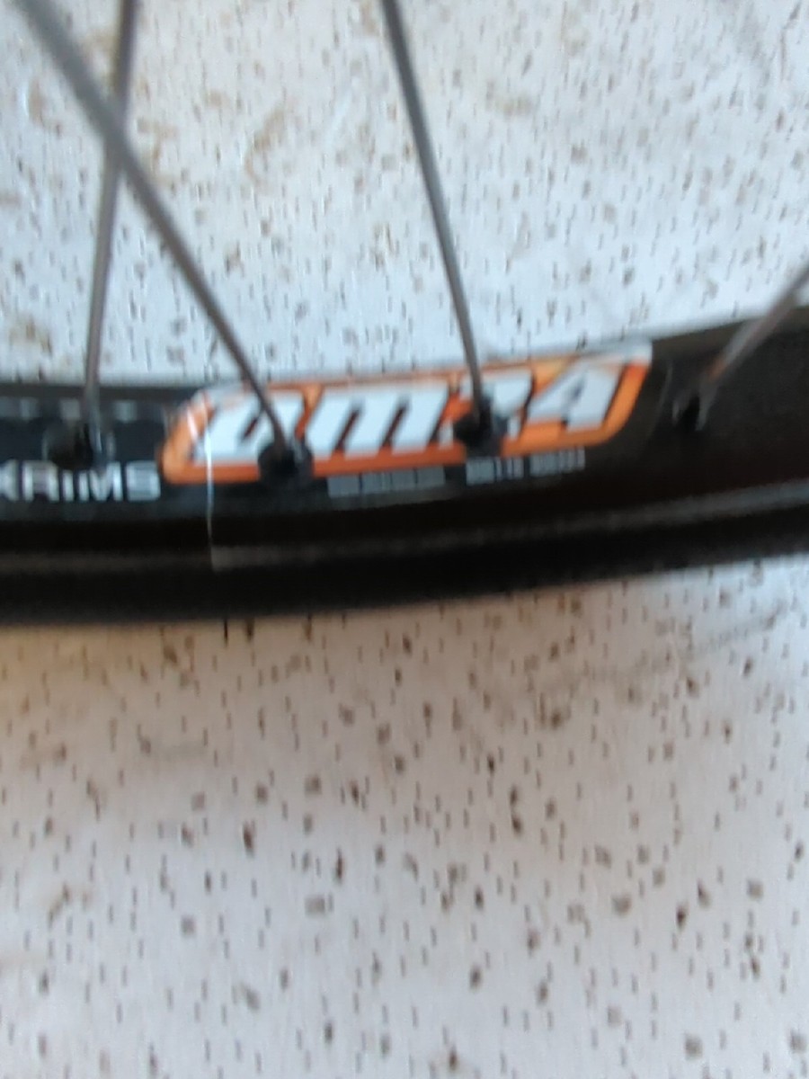 Paire De Roues Vélo Enfant Alexrims DM24 20 Pouces, Argent, Frein Sur Jante