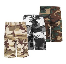 Men's Camouflage Casual Tactical Utility Military Army Camo Cargo Shorts