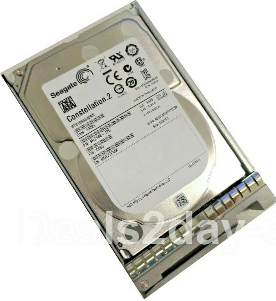 CISCO A03-D1TBSATA 1TB 800115144 6GB SATA 7.2K 2.5" SFF HDD UCS Server W/caddy
