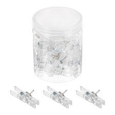 Pousser Broche Clips 30 Paquet Décoratif Artisanat Papier Clip pour Planche