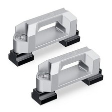 Truck Bed Rail Cleats Tie Down Anchors Compatible with 2pcs Bed Cleats Silver