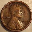 1916 S Lincoln Cent Penny! Good Condition Estate Sale Find!