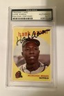 1959 Topps Hank Aaron HOF#380 Autographed Signed Vintage Card PSA/DNA Authentic