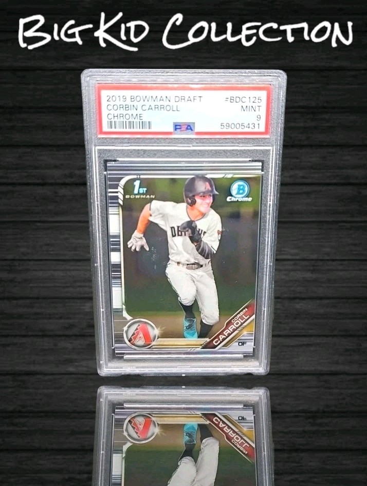 2019 Bowman Draft Corbin Carroll 1st Bwmn Chrome PSA 9