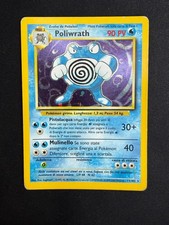 Pokemon Poliwrath 13/102 Set Base Rara Holo Unlimited  Wizards ITA Carte Vintage