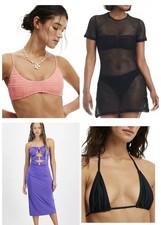 25pc NWT Swimwear Wholesale Reseller Lot Brand Mix Womens Bikinis Bathing Suits
