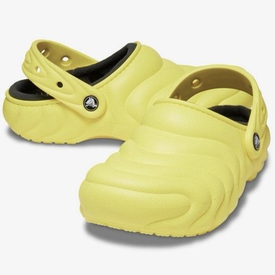 Crocs Classic Lined Overpuff Clogs Mens 10 Womens 12 Cyber‎ Yellow 210059-77J Size 11 Crocs Classic Lined Overpuff Clogs | Mercari main image 3