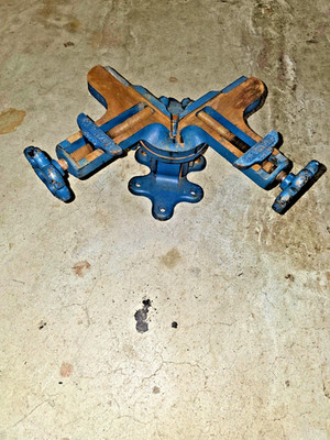 Vintage Stanley No. 400 Tilting Frame Swivel Miter Vise Made In The USA
