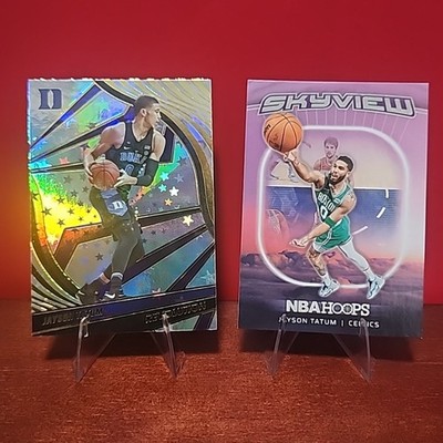 PANINI Jayson Tatum LOT of 2 Donruss Revolution and NBA Hoops Skyview