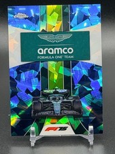 2025 Topps Chrome Sapphire F1 Logo Aston Martin Aramco Team #178 Refractor