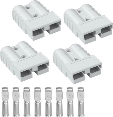 10Pcs 50Amp Power Connector Plug 50A Quick Connect Disconnect 600 V 2 Pairs(4Pcs